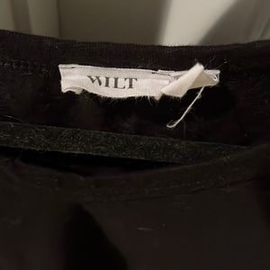 WILT high/low size L black t-shirt
